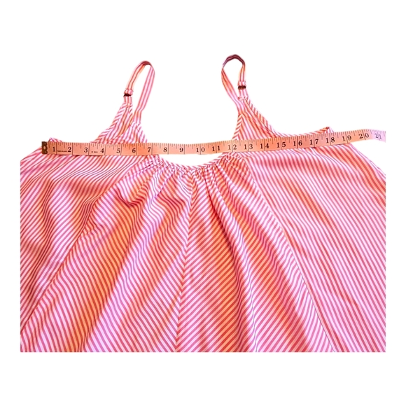 NEW Tommy Bahama Palm Cove Pink and White Striped Swing Cami Top Small MSRP $100 - Picture 14 of 16